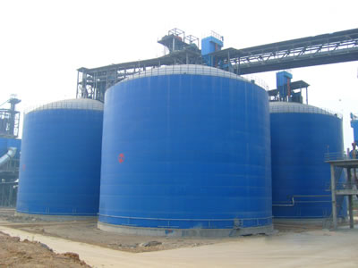 大方水泥钢板库改造